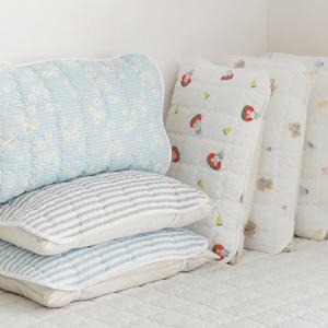 [아망떼] 2+2 시어서커 리플 밴드형 베개커버