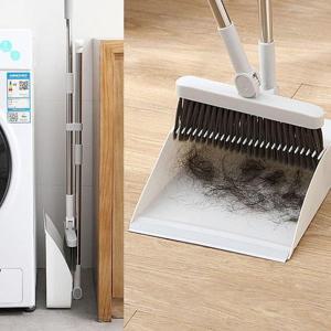 다용도 청소세트 부드러운 긴빗자루 스탠딩 쓰레받이 WFGP0GU