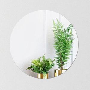 붙이는거울 안전한 원형 아크릴 벽거울 1P 부착식 인테리어 소품