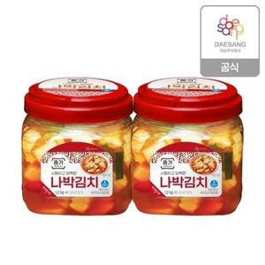 [강경종가집젓갈]종가 나박김치 1.2kg(PET) x 2개_24132580_634523