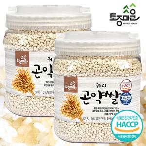 [토종마을]HACCP인증 귀리 곤약쌀 1kg X 2통(총 2kg)
