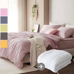 60수사틴 순면이불 침구풀세트 이불솜LK라지킹 5컬러