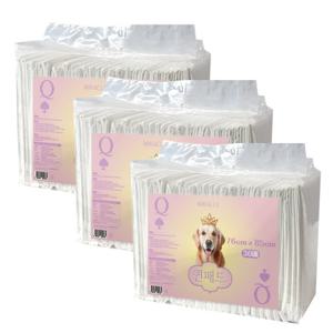 특대형애견패드(76cm x 85cm) 30매x3개 고독한 퀸패드