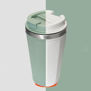 보온보냉 흡착식 미끄럼방지 원터치 뚜껑 스텐 텀블러 500ml