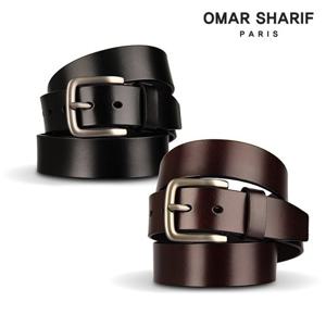 [오마샤리프] 통가죽 소가죽 캐주얼 고리벨트 Belt-G160 (정상가 79,000원)
