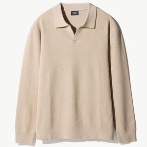 STCO 세이브존04 FW 와플조직 카라 니트  1KT24307S