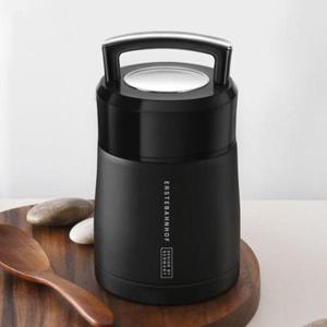 에스테반호프 보온 죽통 도시락통 용기 1L 리치블랙