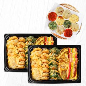 [모듬전2kg+10장] 수제전 5종 2kg+모듬감자전 10장