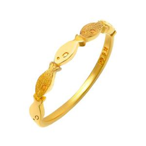 [한국금다이아몬드] 순금 물고기 24K 여자 반지 금반지 매듭 디자인 1.5g