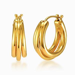 [한국금다이아몬드] 순금 24K 시에나 볼드 귀걸이