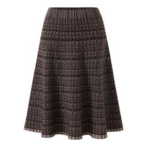 [미니멈에브리데이][미니멈 에브리데이]체크 밴딩 플레어 니트 스커트 (EB4WH003D)