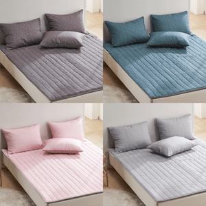 [몽쉐어] 3면 지퍼 U자형 누빔 전기 온수매트커버 S