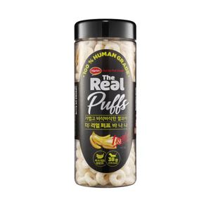 [하림펫푸드] 더리얼 퍼프 바나나 38g x5