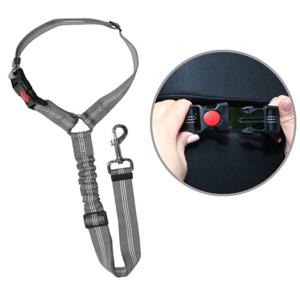 강아지목줄 애견 강아지 충격흡수 헤드레스트형 안전벨트 강아지산책줄