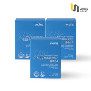 [비타민하우스]낙산균 프로바이오틱스 솔루션4 30포 3박스 (3개월분)