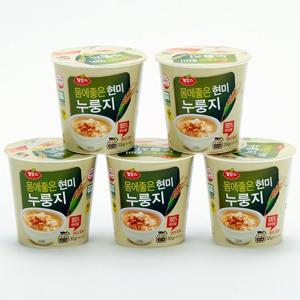 [산정마을] 몸에 좋고 구수한 현미 컵누룽지 33gX10개