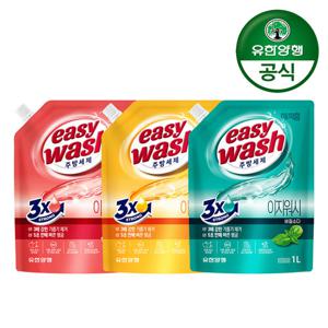 [유한양행] 해피홈 주방세제 이지워시 1000mL X4개
