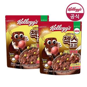 켈로그 시리얼 첵스초코 매직팝핑볼 400g x 2개