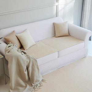 이솔홈 파스텔 극세사 소파패드 쇼파패드 4인용