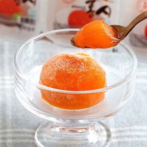 [자연맛남] 달콤한 자연 아이스홍시 영양간식 천연과일 씨없는 냉동홍시 24개(60g내외)