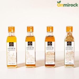 온미락 너래안 국산 참기름 180ml 저온압착 100% 국내산 참깨 당일착유