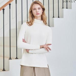 조이너스 아이보리 코튼 모달 티블라우스 J243B001A_03