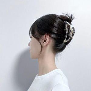 [악세서리마켓][악세사리마켓] 셀룰로오스 호피 메탈 헤어 집게핀 머리핀 (7816357)