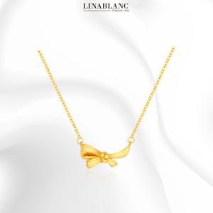 [우노카테네] 24K 순금 리본 목걸이