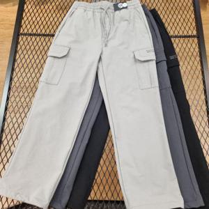 리트머스 HC34 남녀공용 스트레치 기모 와이드 카고 공용 기모 와이드, 공