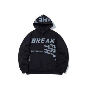 인터크루 남성 오버핏빅레터링후드티 ITV4TH15ABK (블랙)