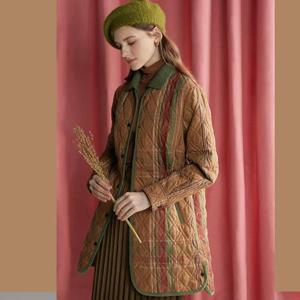 [홈쇼핑방송/르오트(LeOT)] 바네사 클래식 탈부착니트카라 퀼팅 점퍼-사이즈 55~99다양