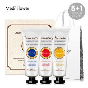 [5+1덤증정]메디플라워 스페셜 핸드크림 3종세트+쇼핑백