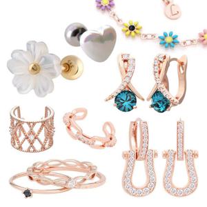 [미니아트]14K GF 큐빅 골드필드핀 일자핀  금 침 귀걸이 12종 택1