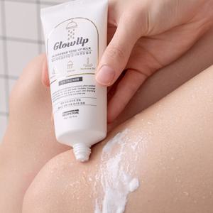 메디픽미 글로우업 인샤워 톤업밀크 80g 튜브형 화이트태닝 바디샤워톤업