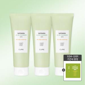 [김정문알로에] 큐어 알로에 사포나리아 클렌져 1975 3개