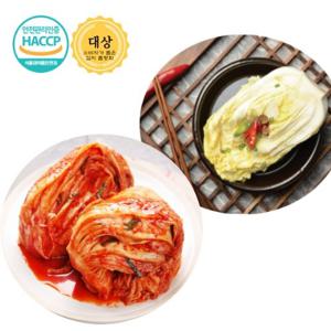 학가산 국내산 별미김치세트 (포기 7kg + 백김치 5kg)
