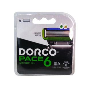 욕실용품 도루코 페이스 식스 면도날