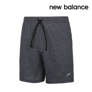 뉴발란스 반바지 에센셜 헤더테크 7인치 쇼츠 남성 블랙 MS41073-BK