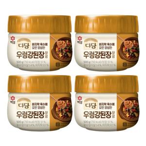 [CJ]백설 다담 우렁강된장양념 500g x4개
