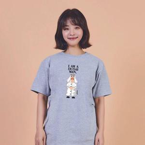 키밍 멋진 두바이 남자 그래픽 캐쥬얼 반팔티 W7B2421