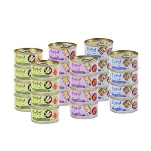 한캔뚝딱 프리미엄 영양특식 고양이캔 묘식가 3종 콤보 (85g x 24개)