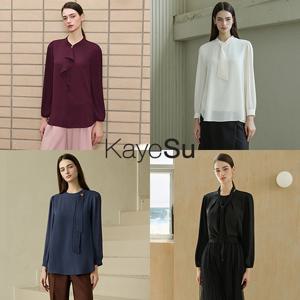 [케이수] 25FW 헤리티지 플리츠 블라우스 4종