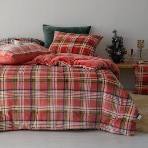 [몽쉐어] 페인체크 밀크 극세사 이불패드세트 K 2color