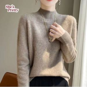 [쉬즈프리티] 테리모달반목니트_여성겨울니트