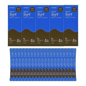 씨드비 물염색 시즌2 프리미엄 새치 커버 염색약 미디엄 브라운 20회분