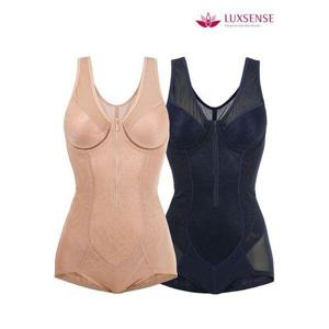 [럭센스]이중파워넷 보정 지퍼형 올인원 B컵 lbt6002