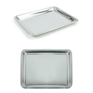 사각 스텐 서빙 쟁반 트레이 37.5x30.5cm 14호