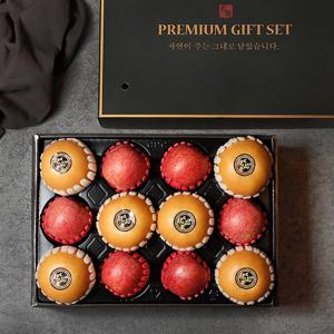 [보자기동봉] 청년농부 사과배 혼합세트 2호 6kg 배6과+사과6과