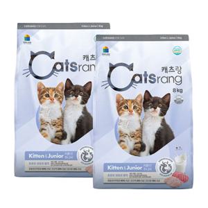 캐츠랑 키튼주니어 8kg x 2개 아기고양이사료  닭고기참치