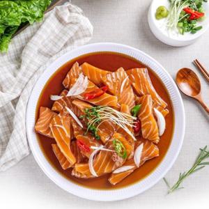 [오성게장] 입맛 없을 때 먹기 편한 간장 연어장 500G